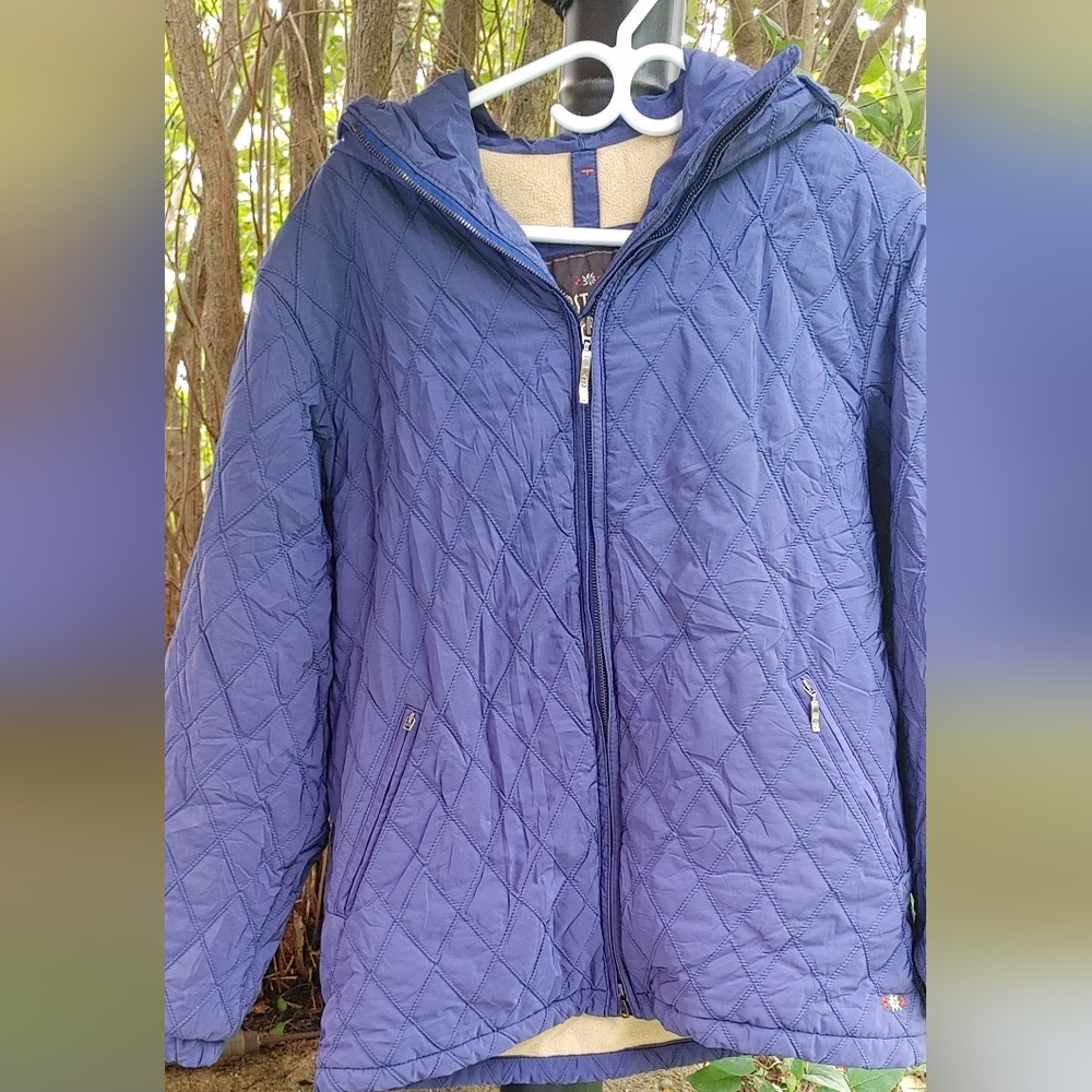 Post Card Italy quilted diamond Ski Jacket SZ.10